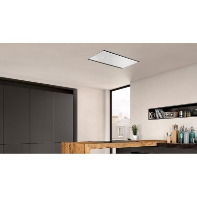 Neff i95cbs8w0 cappa soffitto 90 cm vetro bianco