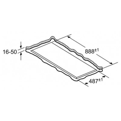 Neff i95cbs8w0 cappa soffitto 90 cm vetro bianco