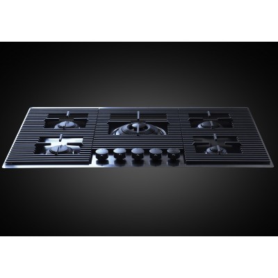 Foster 7682 006 Milanello Gun Metal Gaskochfeld 80 cm Anthrazit