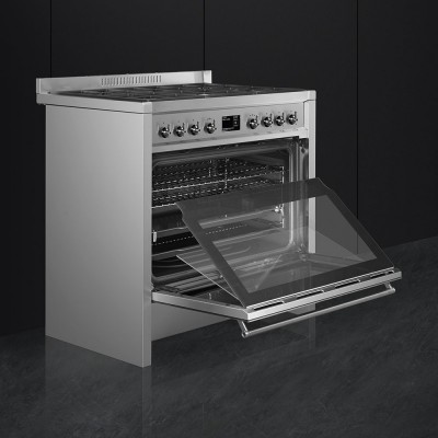 Smeg A1-9 cucina opera a gas acciaio inox 90 x 60 cm