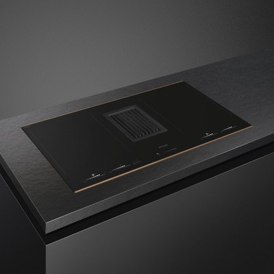 Smeg hobd682r1 piano cottura induzione cappa integrata 80 cm