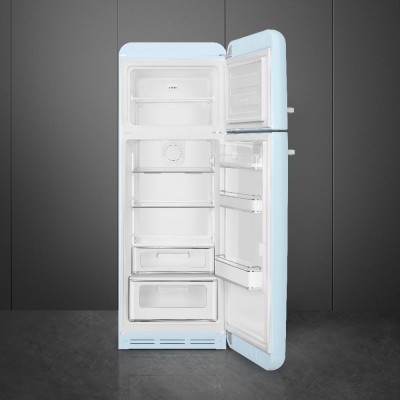 Smeg fab30rpb5 frigorifero + freezer libera installazione azzurro