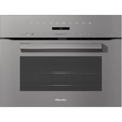 Miele h 7240 bm forno combinato microonde incasso 45 cm vetro grigio