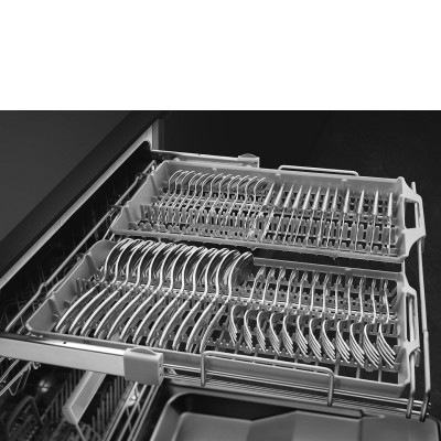 Smeg lvfabbl3 50's Style lavastoviglie libera installazione nero