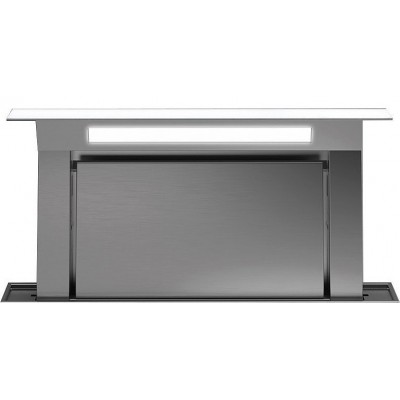 Falmec down draft cappa da piano worktop 90 cm inox + vetro bianco cddw90.e1