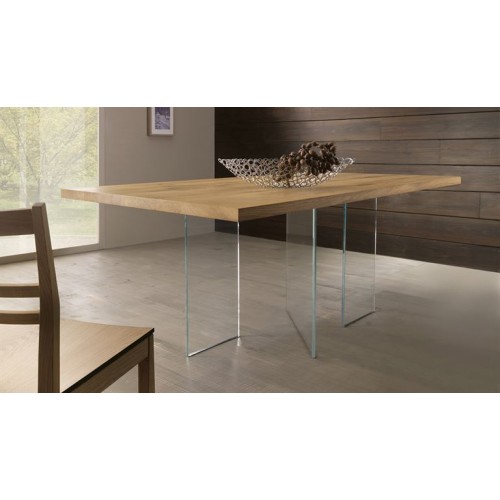 Tavolo moderno legno rovere...