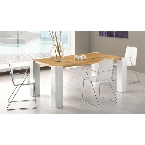 Tavolo moderno legno rovere...