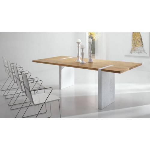 Tavolo moderno legno rovere...