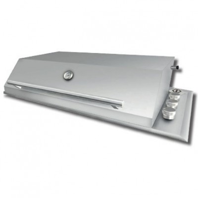 Ilve hbbq100 Professional Plus Barbecue incasso con coperchio cm 100