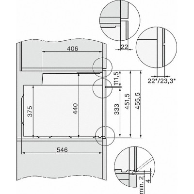 Miele h 7244 B Pureline forno multifunzione compatto 45 cm nero