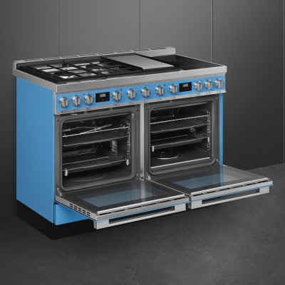 Smeg cpf120igmpt Portofino cucina gas azzurro 120 cm
