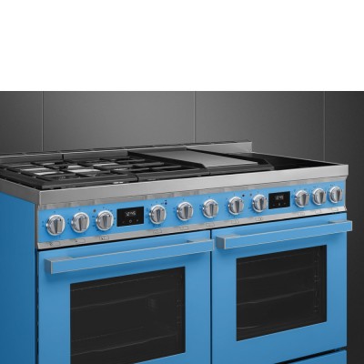 Smeg cpf120igmpt Portofino cucina gas azzurro 120 cm
