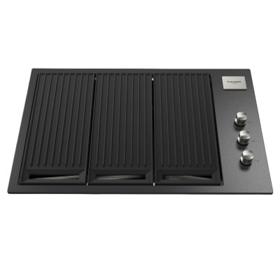 Fulgor fobq 803 mbk barbecue a gas professionale incasso 83 cm nero