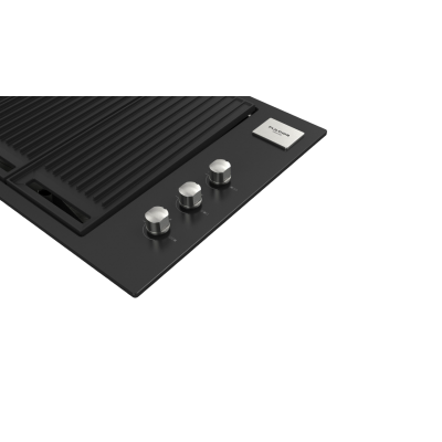 Fulgor fobq 803 mbk barbecue a gas professionale incasso 83 cm nero