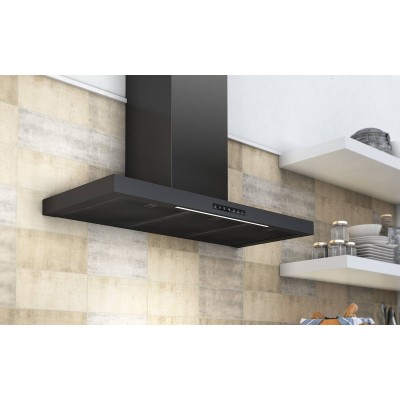 Airforce B-ox cappa parete 90 cm nero