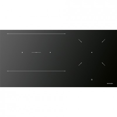 Barazza 1pidc90n piano induzione 90 cm vetroceramica nero