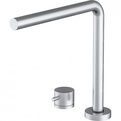 Barazza 1rubth rubinetto miscelatore abbattibile outdoor inox
