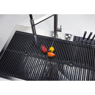 Foster 1025 050 Milano Évier 1 bac 85 cm acier