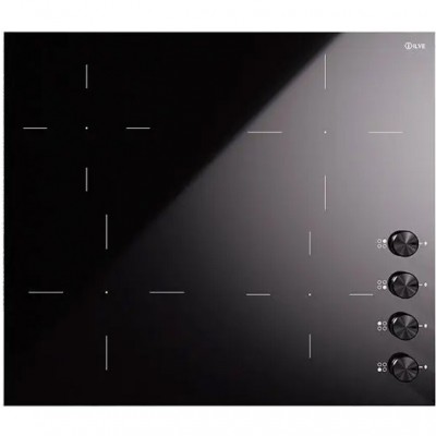 Ilve hvi364/bk Professional Plus piano cottura induzione 60 cm vetroceramica nero