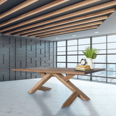 Air Table handcrafted solid wood