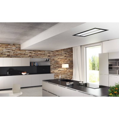 Airforce Split cappa a soffitto 100 cm nero
