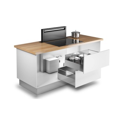 Airforce Downdraft cappa da piano 90 cm acciaio inox
