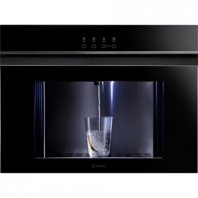 Irinox hw45h256010 Wave 45 erogatore acqua caldo e freddo incasso h 45 cm vetro nero