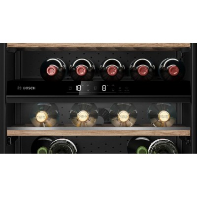 Bosch kuw21ahg0 Serie 6 cantinetta vini incasso sottotop h 82 cm nero