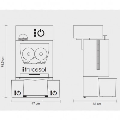 Frucosol f50a Spremiagrumi professionale bar e ristorazione
