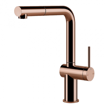 Gessi 60433 030 Inedito rubinetto miscelatore con doccetta rame