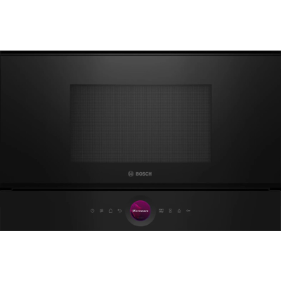 Bosch ber7321b1 Serie 8 forno microonde incasso h 39 cm vetro nero