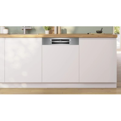 Bosch smi4hvs00e serie 4 lavastoviglie incasso con frontalino inox 60 cm