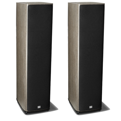 Jbl hdi-3800 coppia diffusori frontali da pavimento 300W grigio - quercia