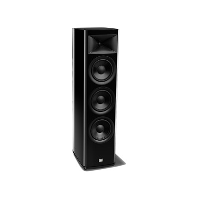 Jbl hdi-3800 coppia diffusori frontali da pavimento 300W nero lucido