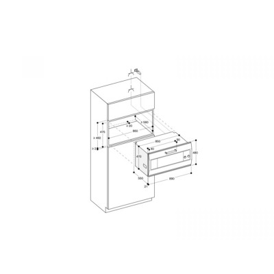 Gaggenau eb333111 forno pirolitico da incasso 90 cm inox