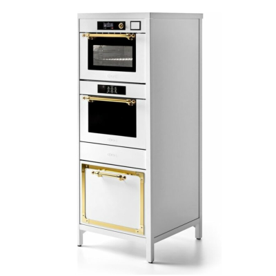 Ilve cstarsn colonna forno + abbattitore + sottovuoto 70 cm h 174 bianco