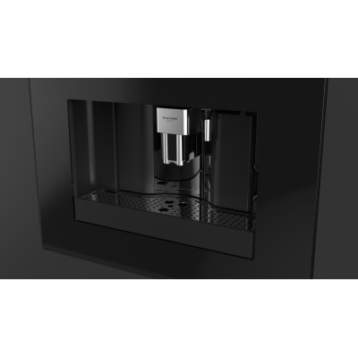 fulgor fcm 4500 tf bk macchina da caffè incasso vetro nero