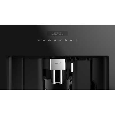 fulgor fcm 4500 tf bk macchina da caffè incasso vetro nero