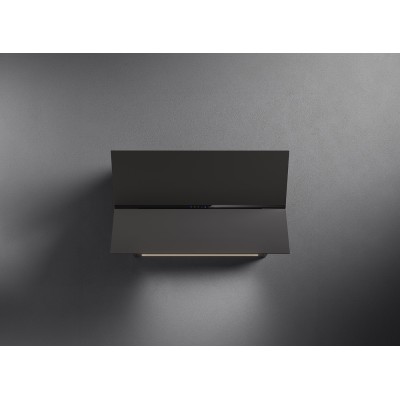 Falmec Fusion cappa inclinata a parete 85 cm nero