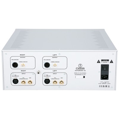 <p>Il CANOR Asterion V2 si distingue come un preamplificatore di alta gamma per giradischi, che impiega la tecnologia completame