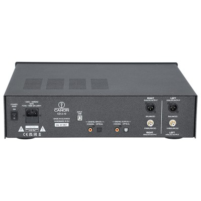 Canor CD 2.10 Lettore CD/DAC con convertitore D/A a valvole silver
