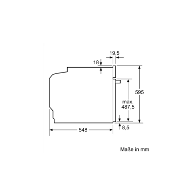 Neff b4avm4ag0 N50 built-in oven 60 cm slide & hide