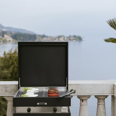 Fògher fga 500 barbecue con gambe 55 cm nero