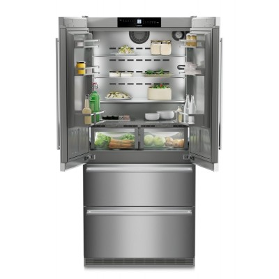 Liebherr cbnste 8872 frigorifero combinato french door libera installazione 91 cm inox