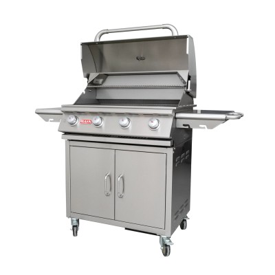 Bull lonestar barbecue gpl con carrello acciaio inox