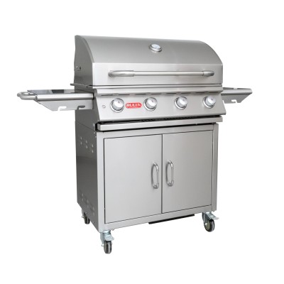 Bull lonestar barbecue gpl con carrello acciaio inox