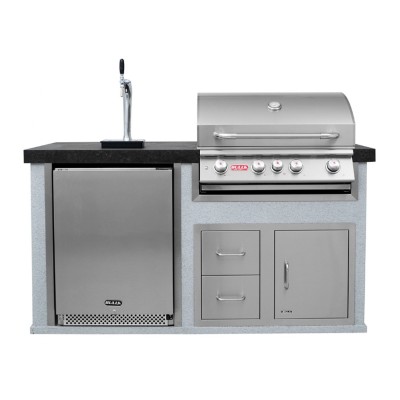 Bull 31006 Power-Q cucina da esterno con Kegerator 195 cm
