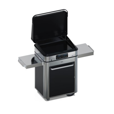 Eno combo enosign 65 Plancha elettrica con carrello 126 cm inox