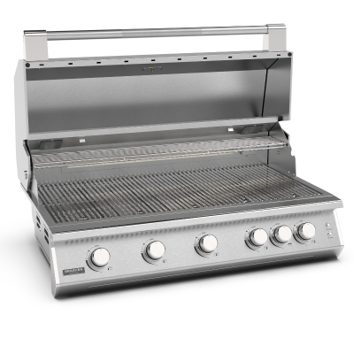 Brabura bgg0014 Fusion 500 rs barbecue da incasso 100 cm inox