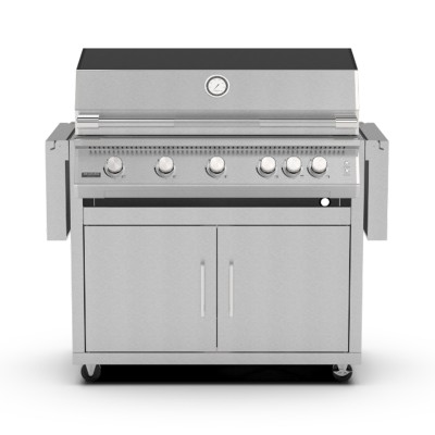 Brabura Fusion 500 rs barbecue con carrello 180 cm inox